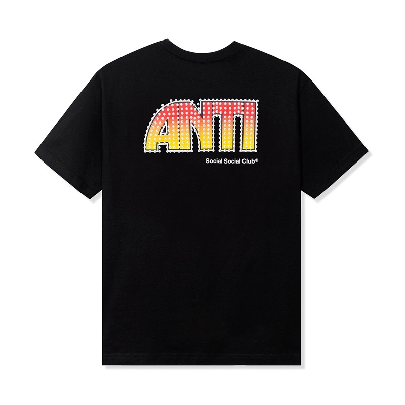 Black Anti Social Social Club Sunsets and Car Crashes Tee | ASSC-11991