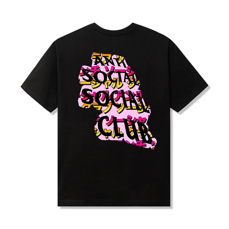 Black Anti Social Social Club Twisted Quickness Tee | ASSC-12013