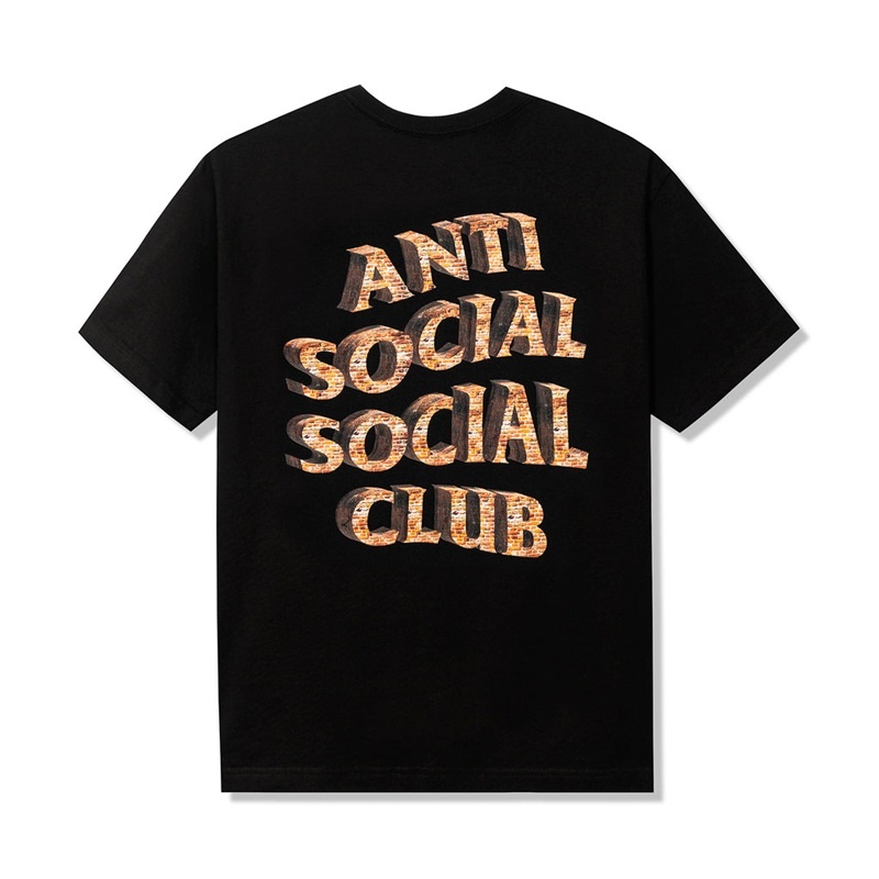 Black Anti Social Social Club White Picket Fence Tee | ASSC-12015