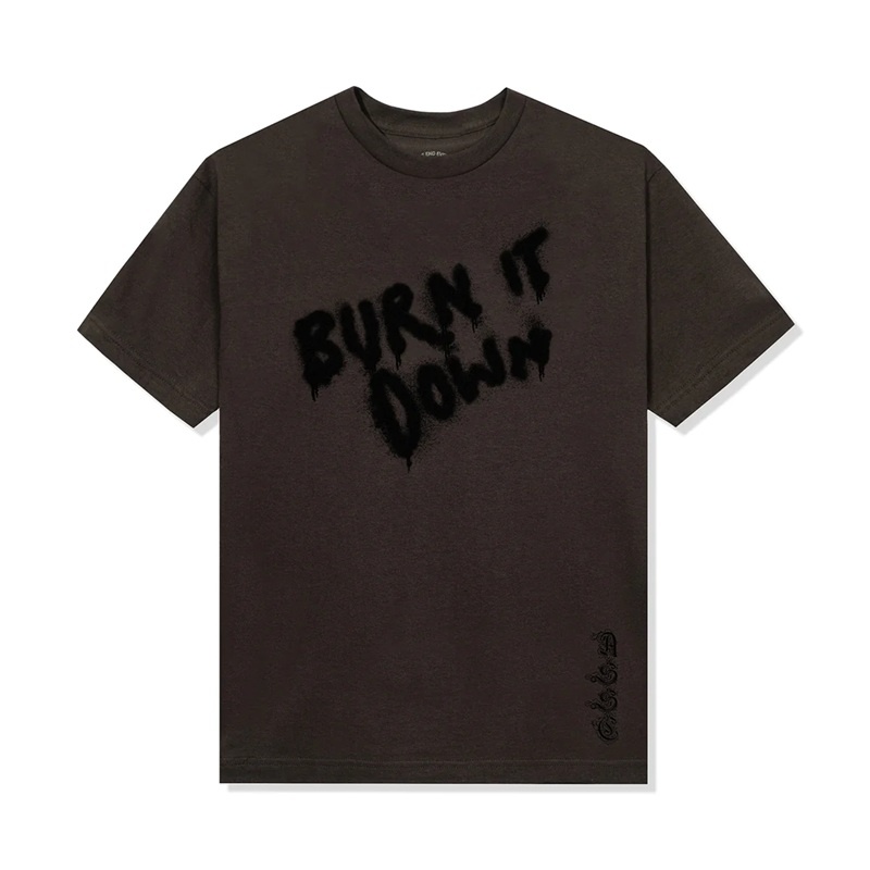 Brown Anti Social Social Club Burn It Down Tee | ASSC-11858