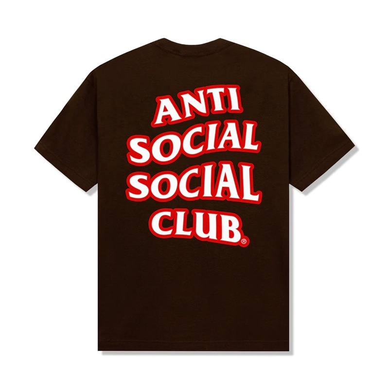 Brown Anti Social Social Club Sleep Forever Tee | ASSC-11979