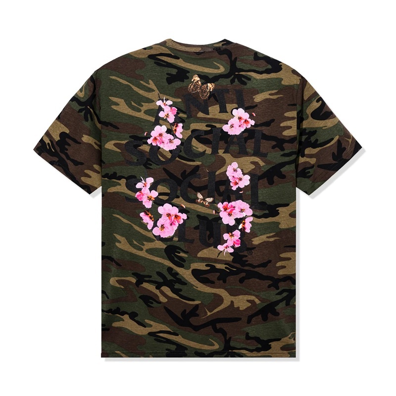 Camo Anti Social Social Club Kkotch Tee | ASSC-11922