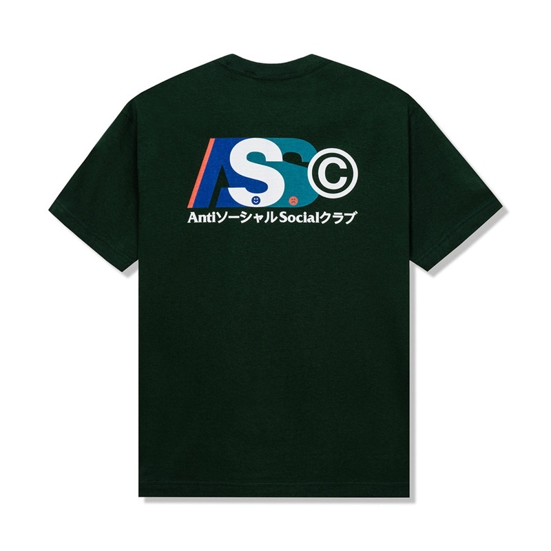 Green Anti Social Social Club Build Up Tee | ASSC-11853