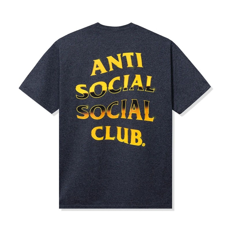 Grey Anti Social Social Club Foreshadow Tee | ASSC-11912