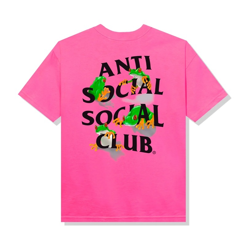 Neon Pink Anti Social Social Club Red Eye Tee | ASSC-11958