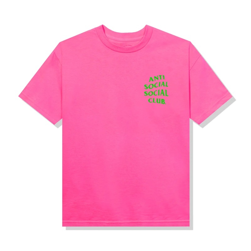 Neon Pink Anti Social Social Club Red Eye Tee | ASSC-11958