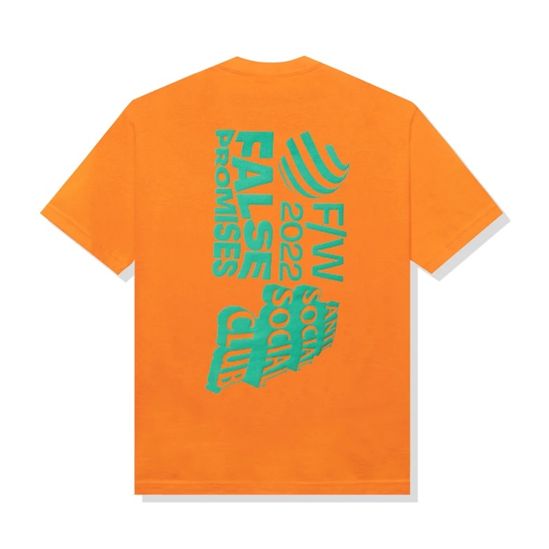 Orange Anti Social Social Club False Promises Tee | ASSC-11907