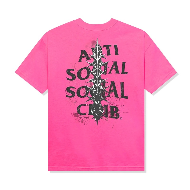 Pink Anti Social Social Club Anguish Tee | ASSC-11787