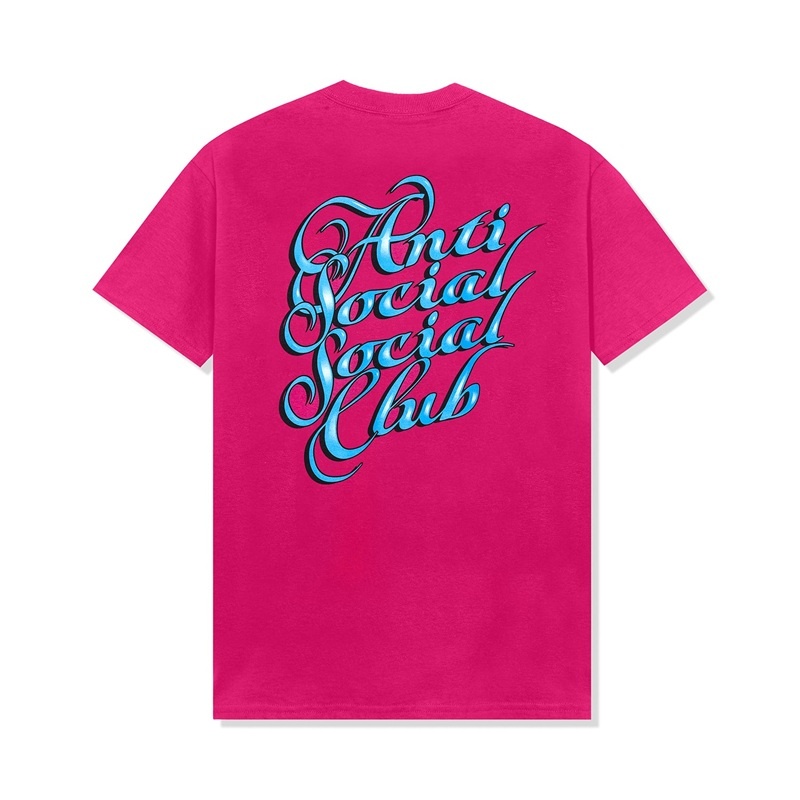 Pink Anti Social Social Club Eyelash Tee | ASSC-11905