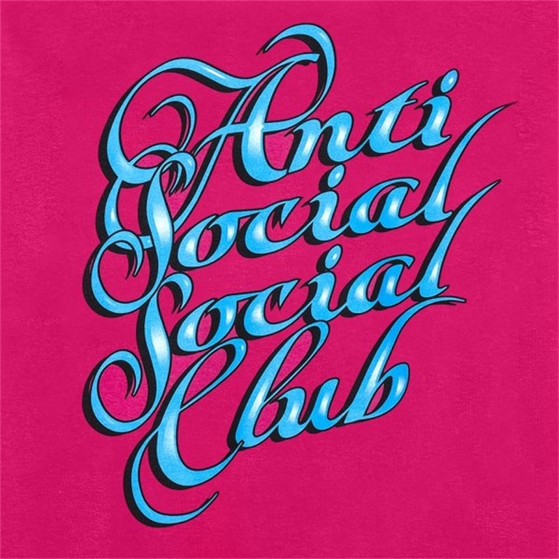 Pink Anti Social Social Club Eyelash Tee | ASSC-11905