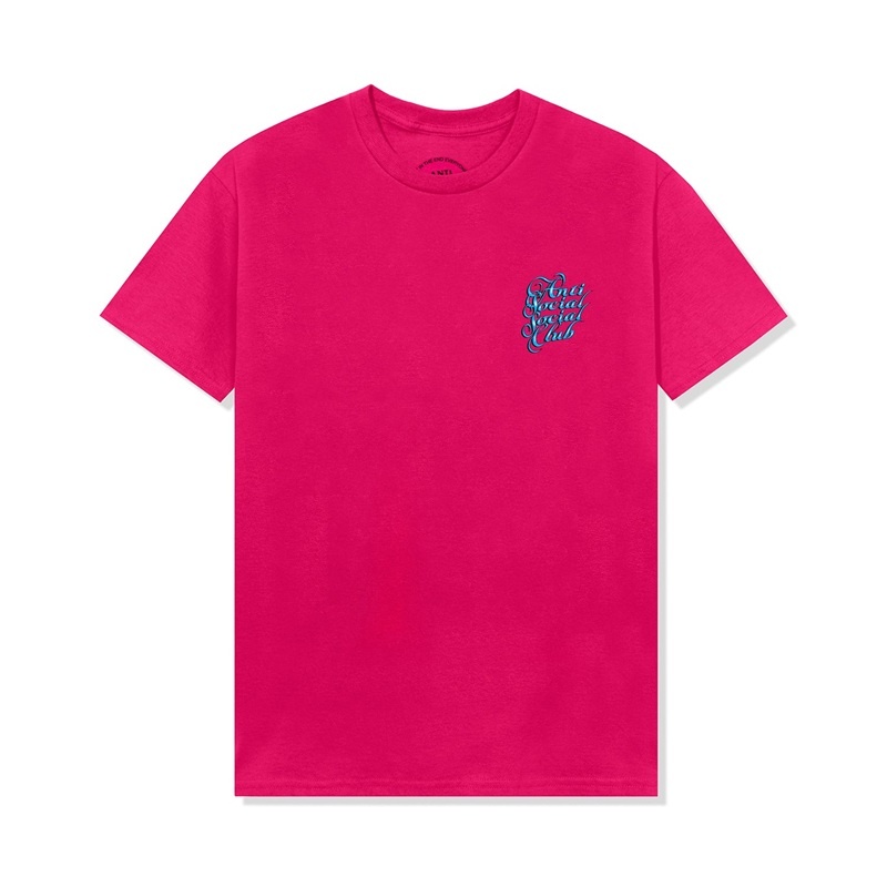 Pink Anti Social Social Club Eyelash Tee | ASSC-11905