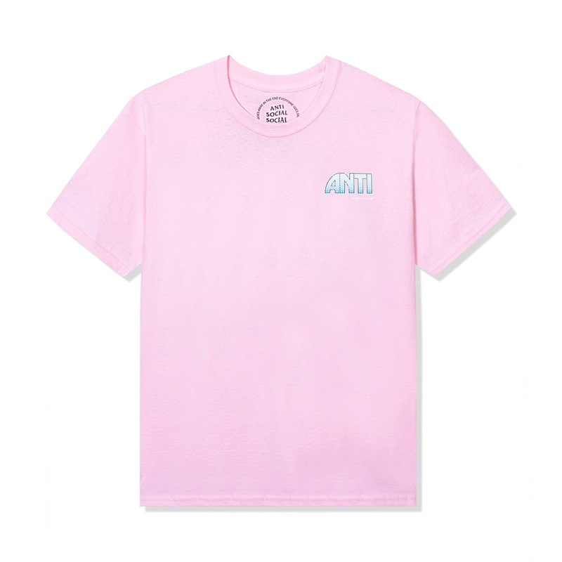 Pink Anti Social Social Club Sunsets and Car Crashes Tee | ASSC-11992