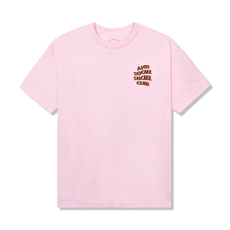 Pink Anti Social Social Club White Picket Fence Tee | ASSC-12016