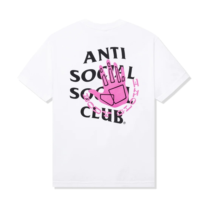 White Anti Social Social Club ASSC X Body Glove Spray Tee | ASSC-11803