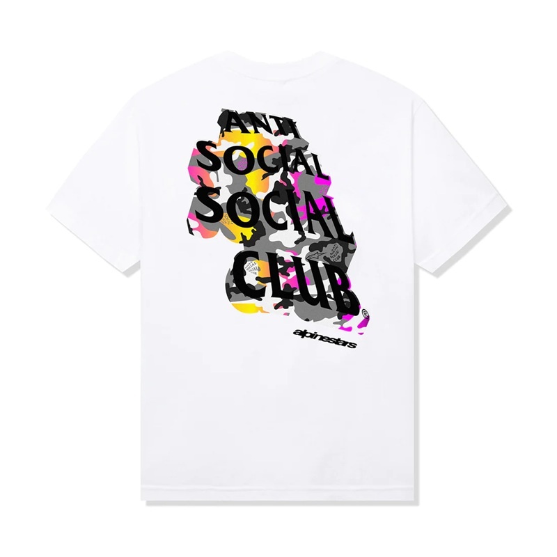 White Anti Social Social Club ASSC x Alpinestars Apex Tee | ASSC-11797