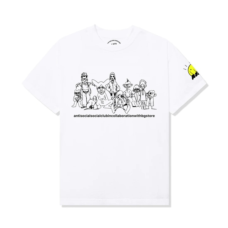 White Anti Social Social Club ASSC x Bryant Giles Group Tee | ASSC-11808