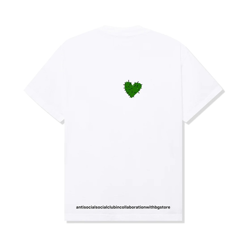 White Anti Social Social Club ASSC x Bryant Giles Felt Tee | ASSC-11806