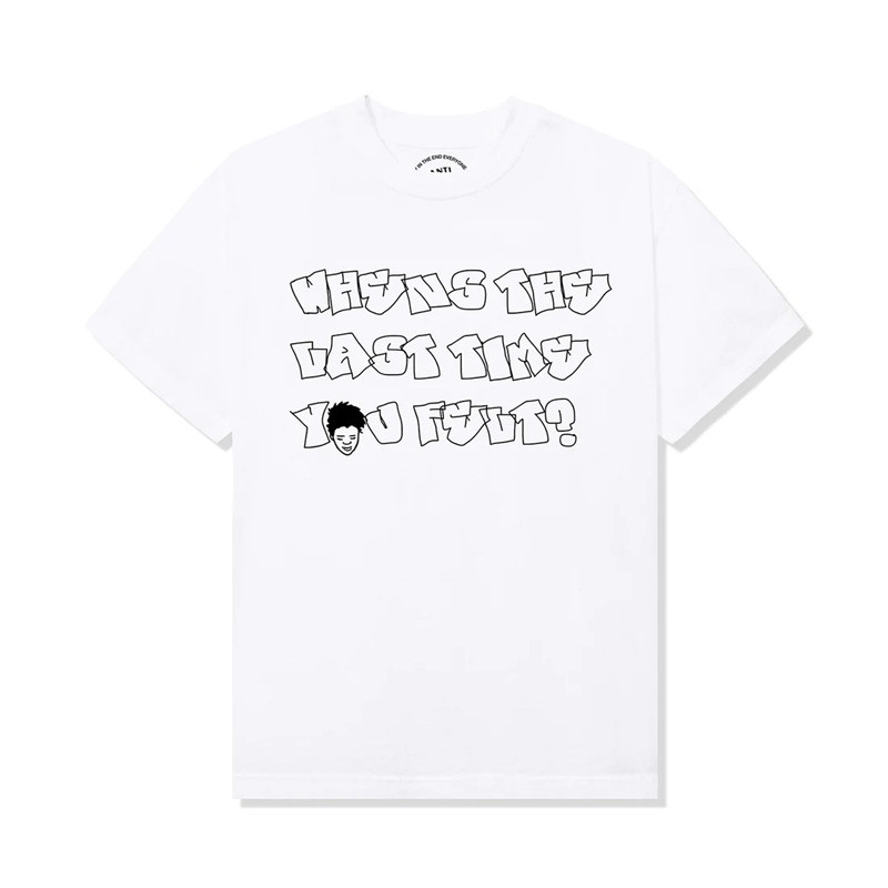 White Anti Social Social Club ASSC x Bryant Giles Felt Tee | ASSC-11806