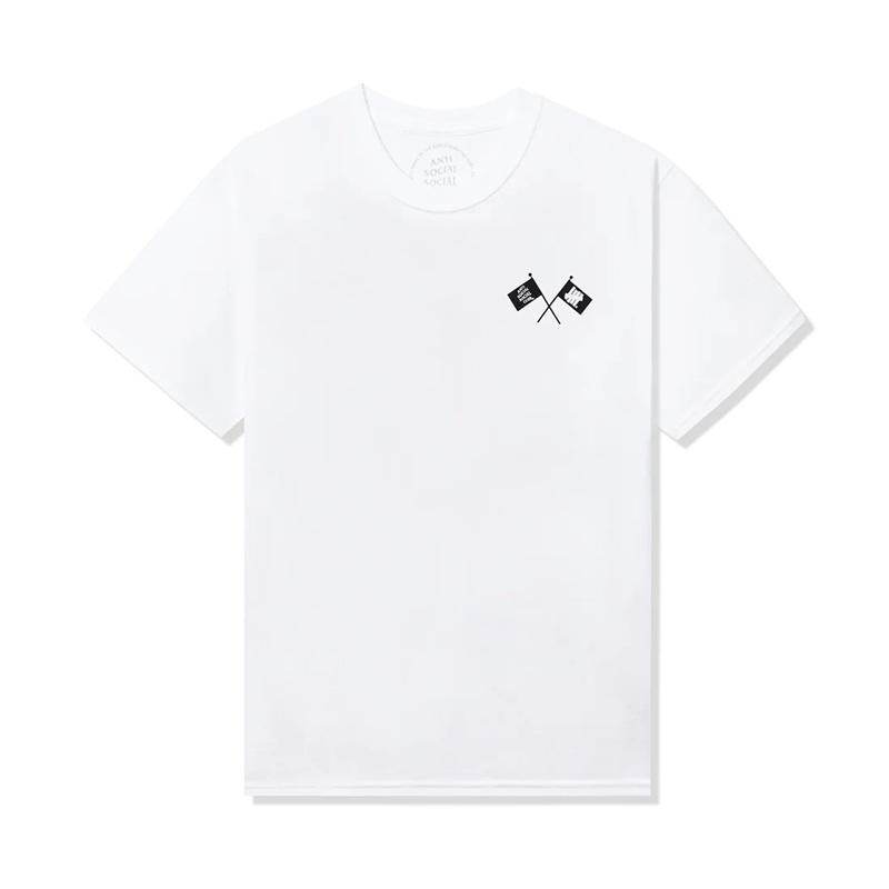 White Anti Social Social Club ASSC x Undefeated Chess Club Tee | ASSC-11836