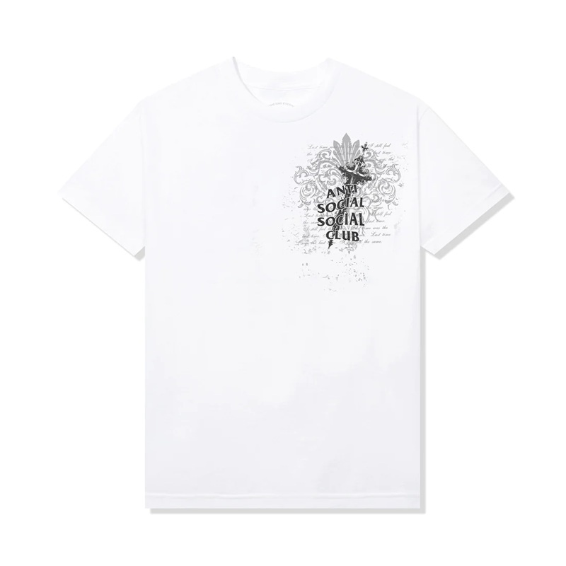 White Anti Social Social Club Anguish Tee | ASSC-11788