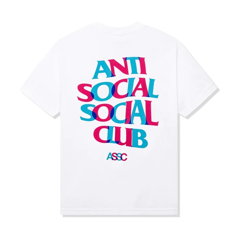 White Anti Social Social Club Blind Games Tee | ASSC-11845