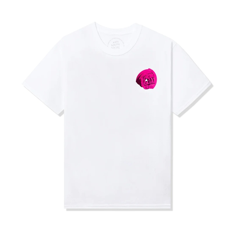 White Anti Social Social Club Bullseye Tee | ASSC-11856