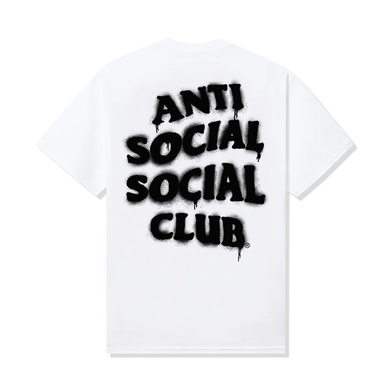 White Anti Social Social Club Burn It Down Tee | ASSC-11860