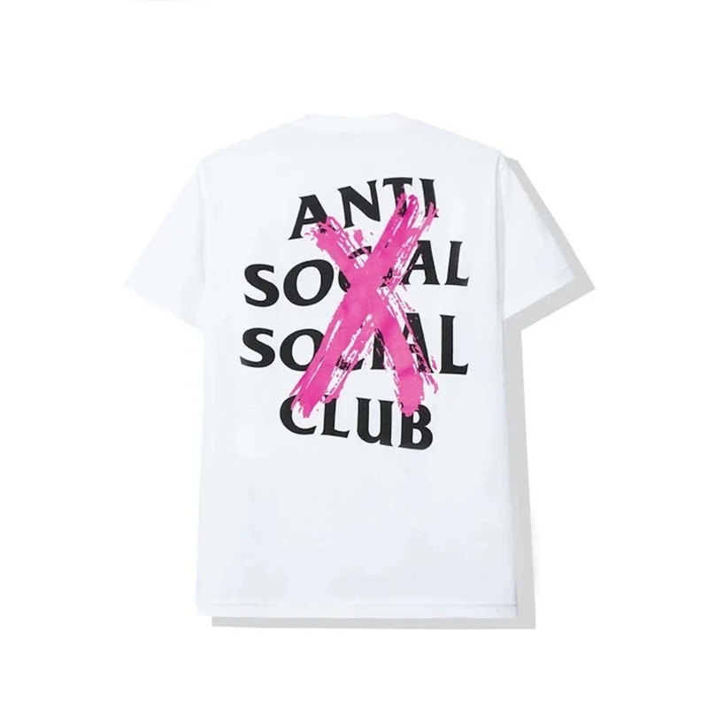 White Anti Social Social Club Cancelled Tee | ASSC-11865