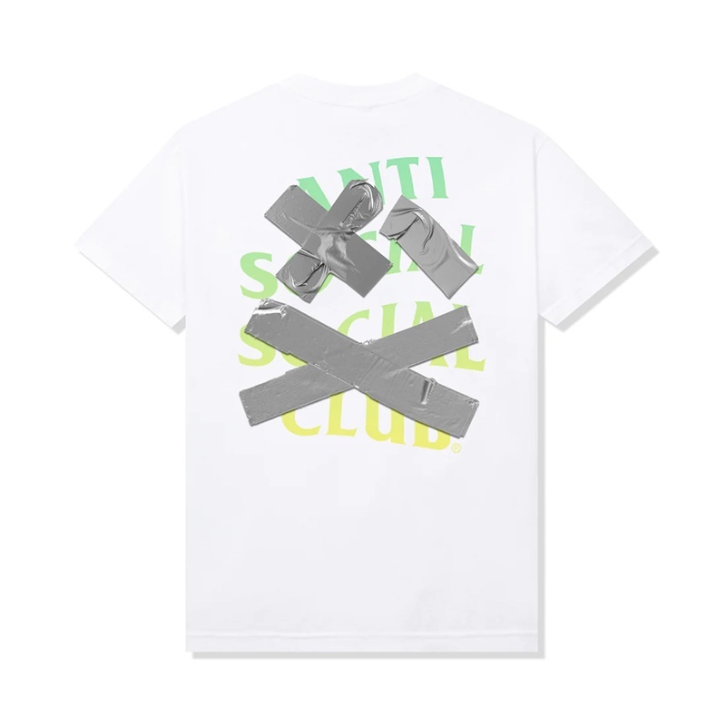 White Anti Social Social Club Cancelled Again Tee | ASSC-11863