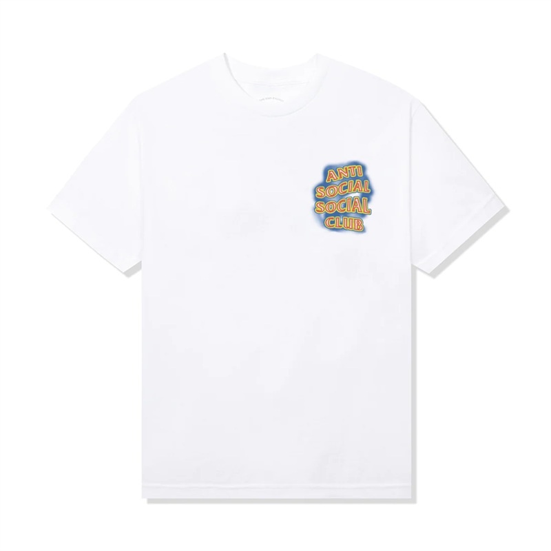 White Anti Social Social Club Cyber Dogs Tee | ASSC-11871