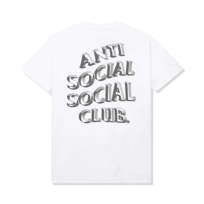 White Anti Social Social Club DEEPER THAN USUAL Tee | ASSC-11876