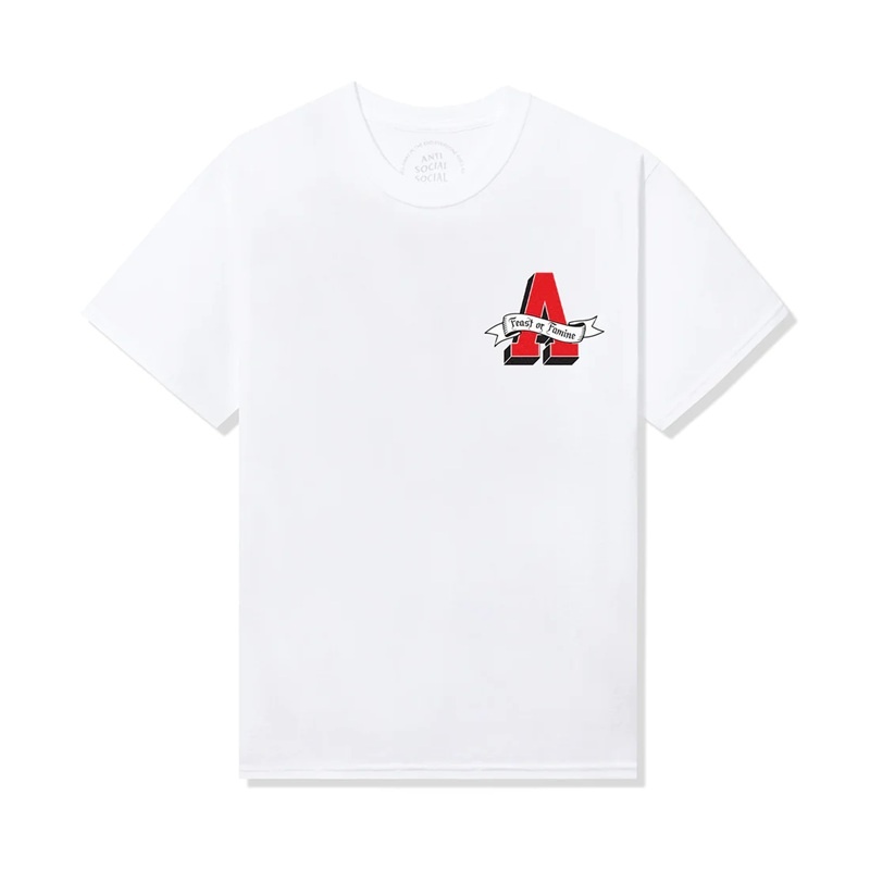 White Anti Social Social Club Easy A Tee | ASSC-11886