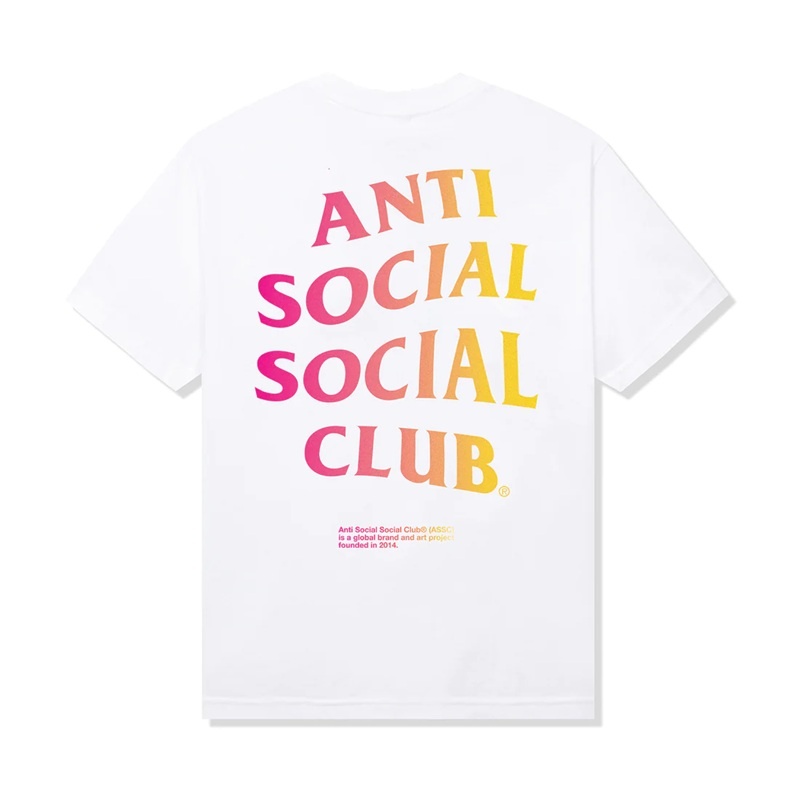 White Anti Social Social Club Indoglo Tee | ASSC-11903