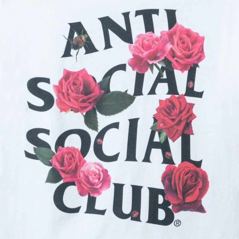 White Anti Social Social Club Smells Bad Tee | ASSC-11982