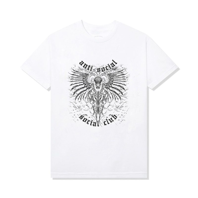 White Anti Social Social Club Sympathy Tee | ASSC-11994