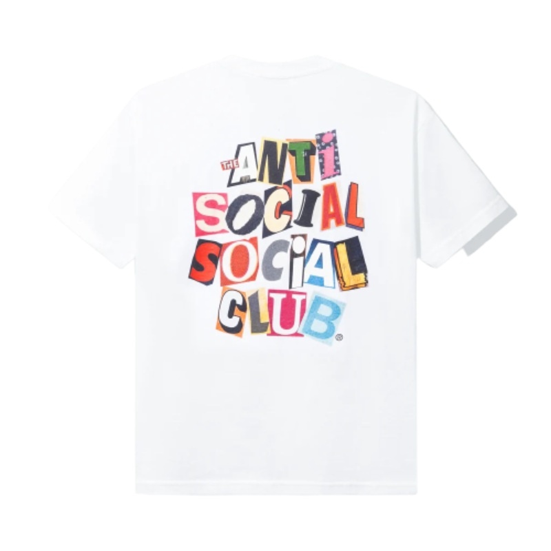 White Anti Social Social Club Torn Pages Of Our Story Tee | ASSC-12009