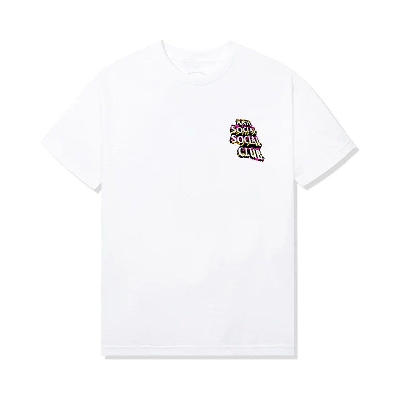 White Anti Social Social Club Twisted Quickness Tee | ASSC-12014