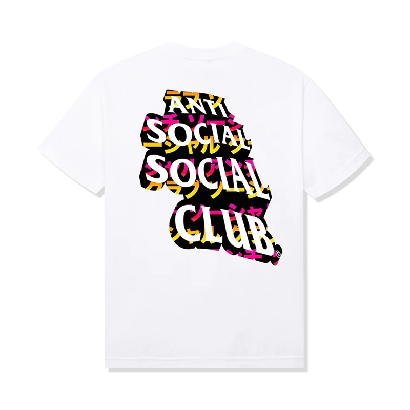 White Anti Social Social Club Twisted Quickness Tee | ASSC-12014