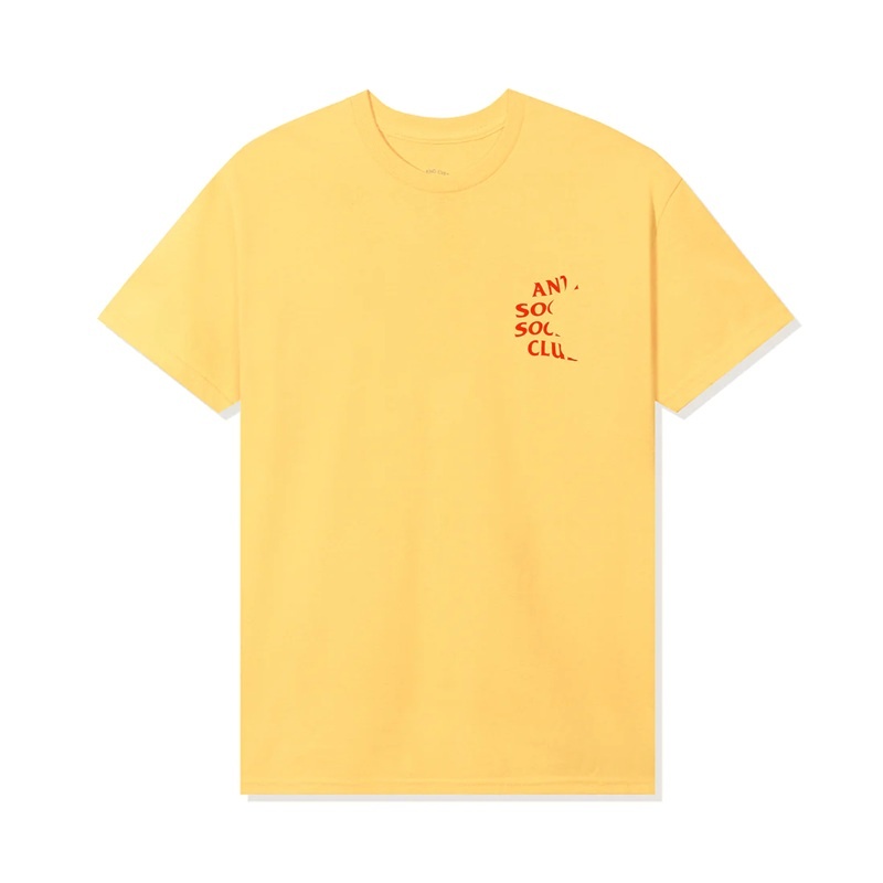 Yellow Anti Social Social Club A Piece Of Me Tee | ASSC-11782