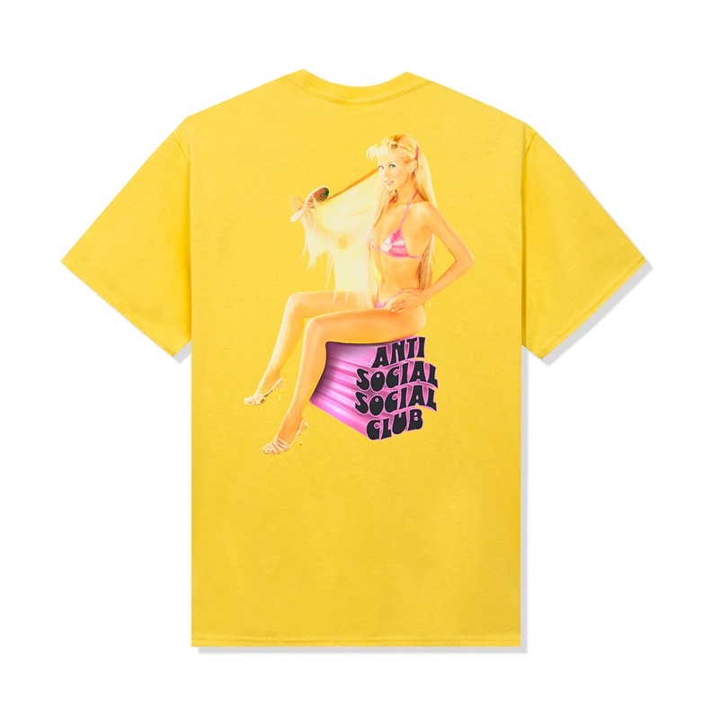 Yellow Anti Social Social Club Ellen von Unwerth for ASSC 3D Fantasy Tee | ASSC-11890