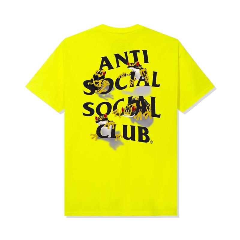 Yellow Anti Social Social Club Yellow Banded Tee | ASSC-12020